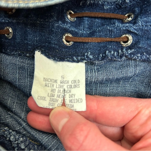 b Clothing Company Y2K Fadded Flare Leg Medium Wash Jeans - Picture 8 of 10